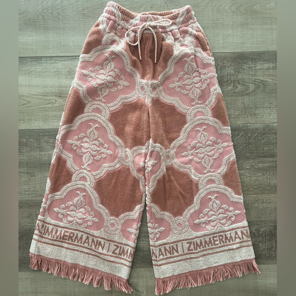 Zimmerman women’s terry cloth pants